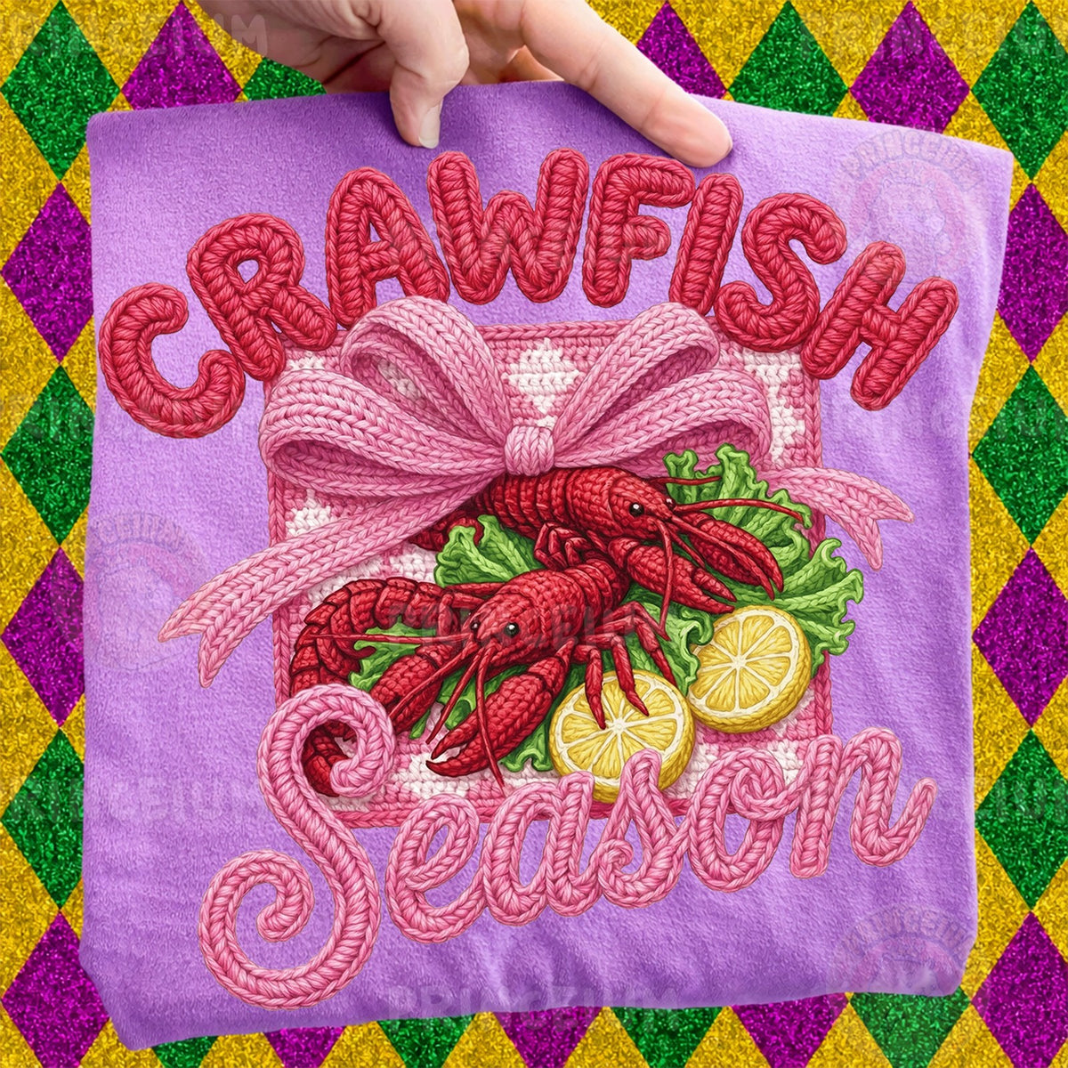 Pink Bow Crawfish Season