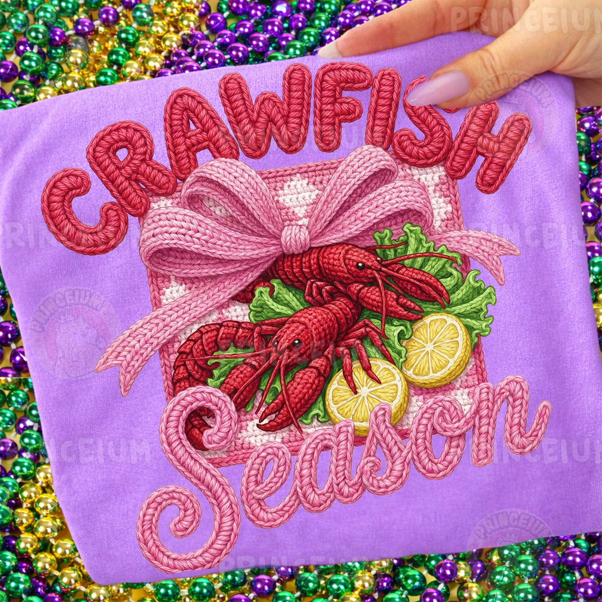 Pink Bow Crawfish Season