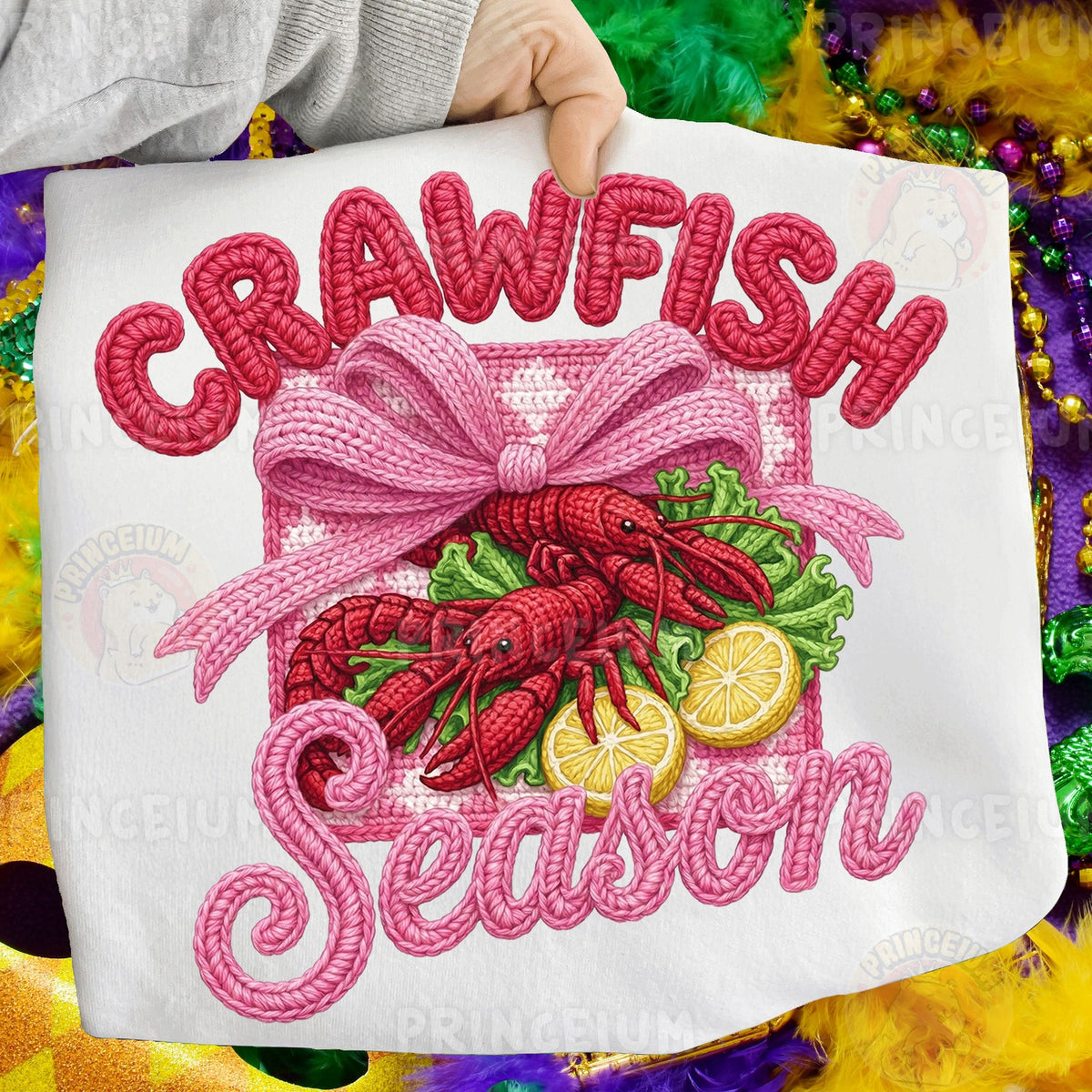 Pink Bow Crawfish Season