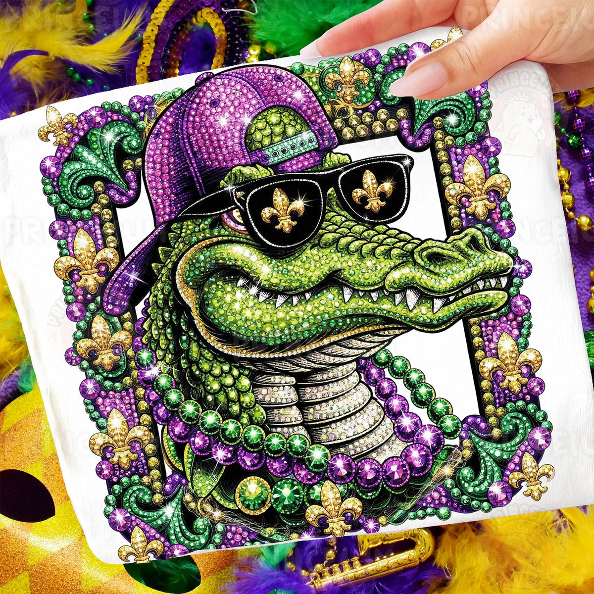 Cool Mardi Gras Gator