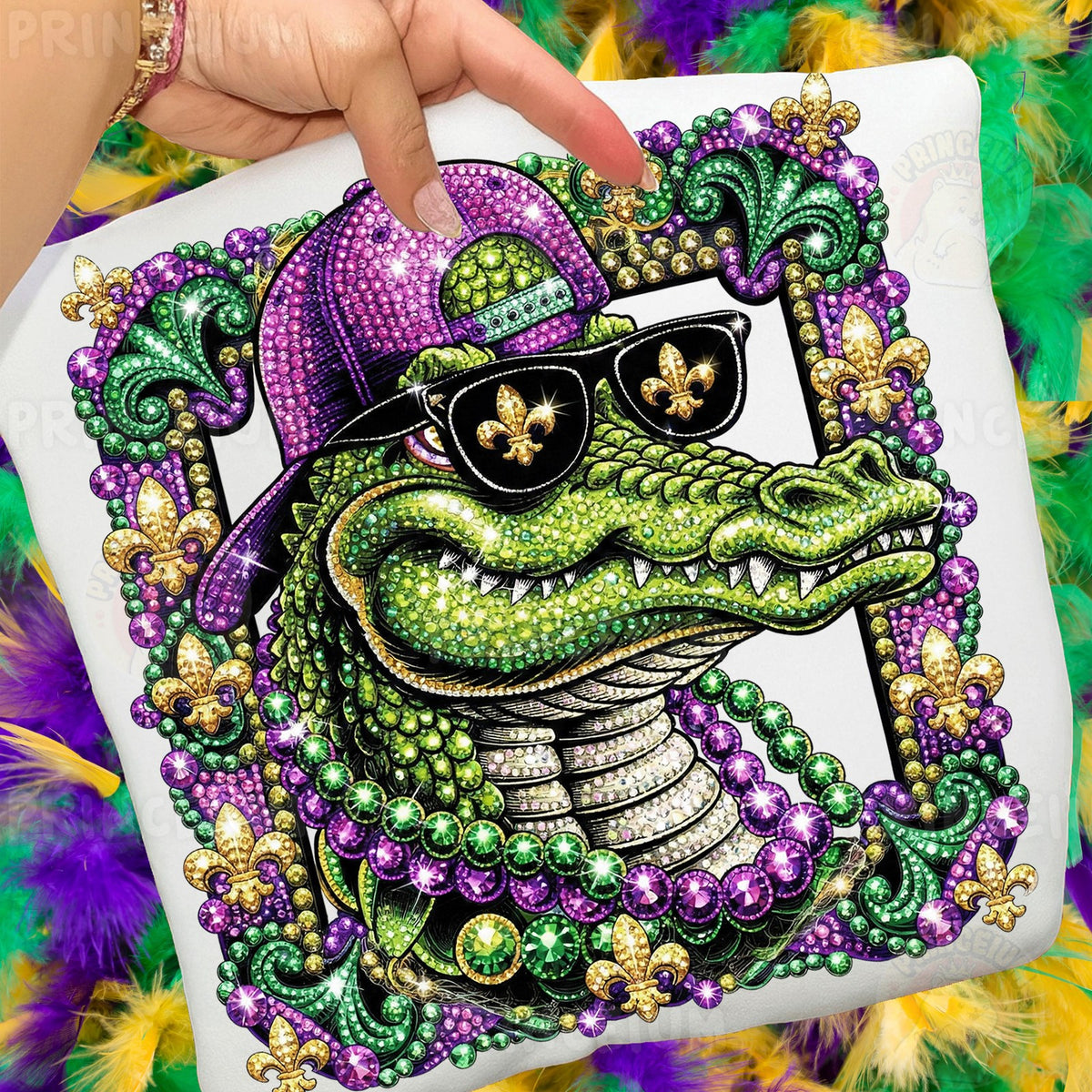 Cool Mardi Gras Gator