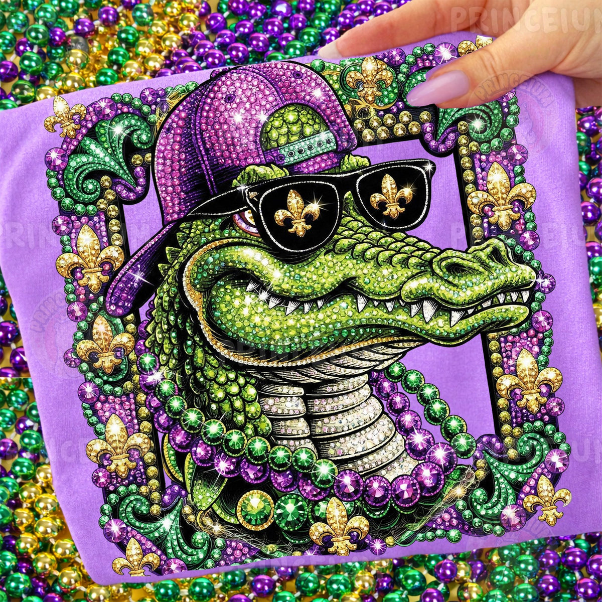 Cool Mardi Gras Gator
