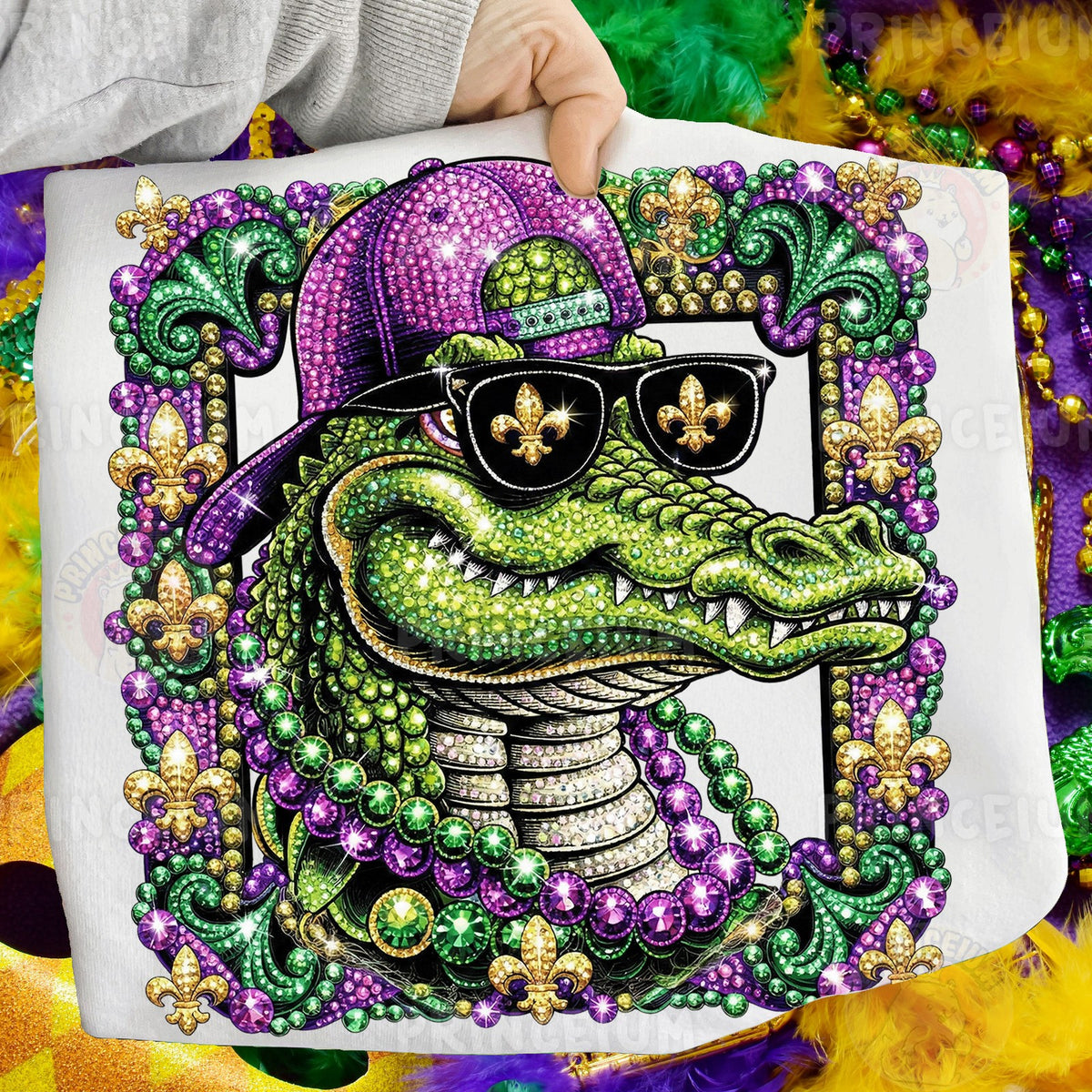 Cool Mardi Gras Gator