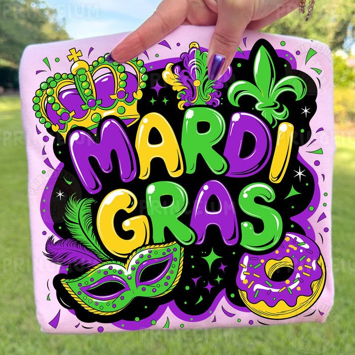Mardi Gras Crown & Mask