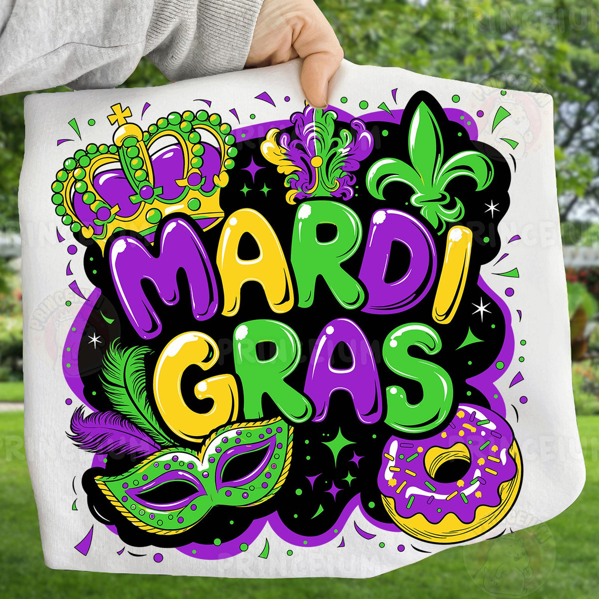 Mardi Gras Crown & Mask