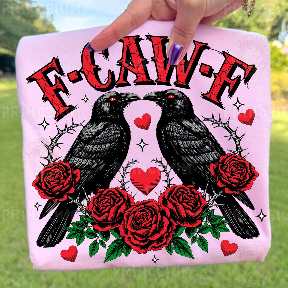 F-CAW-F Lovebird Crows