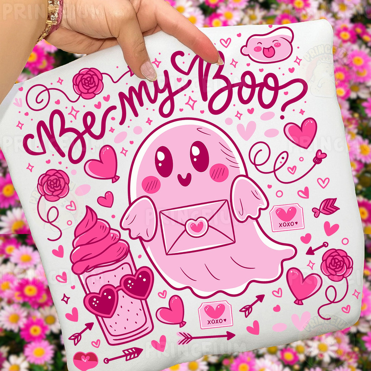 Be My Boo Ghost Valentine