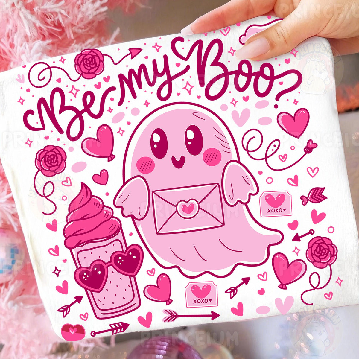 Be My Boo Ghost Valentine