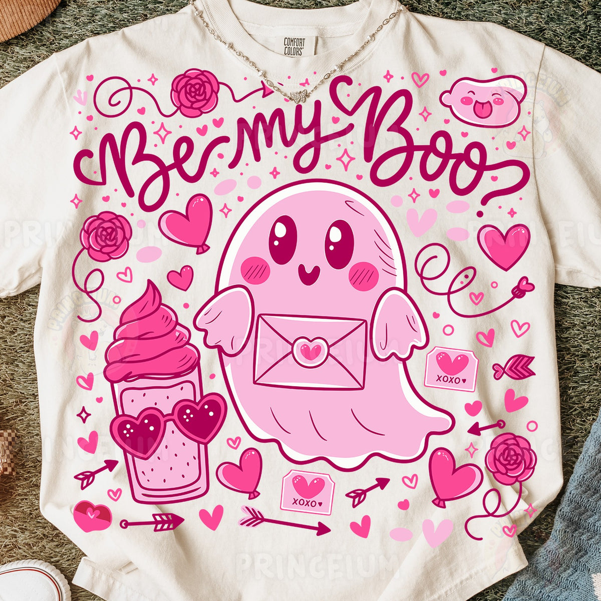 Be My Boo Ghost Valentine
