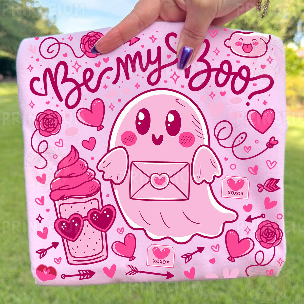 Be My Boo Ghost Valentine