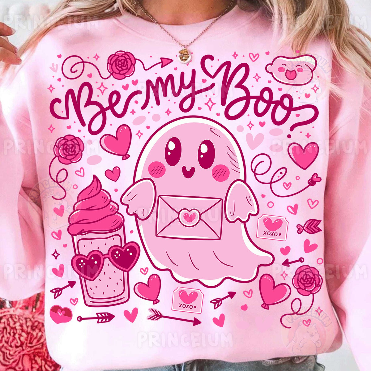 Be My Boo Ghost Valentine