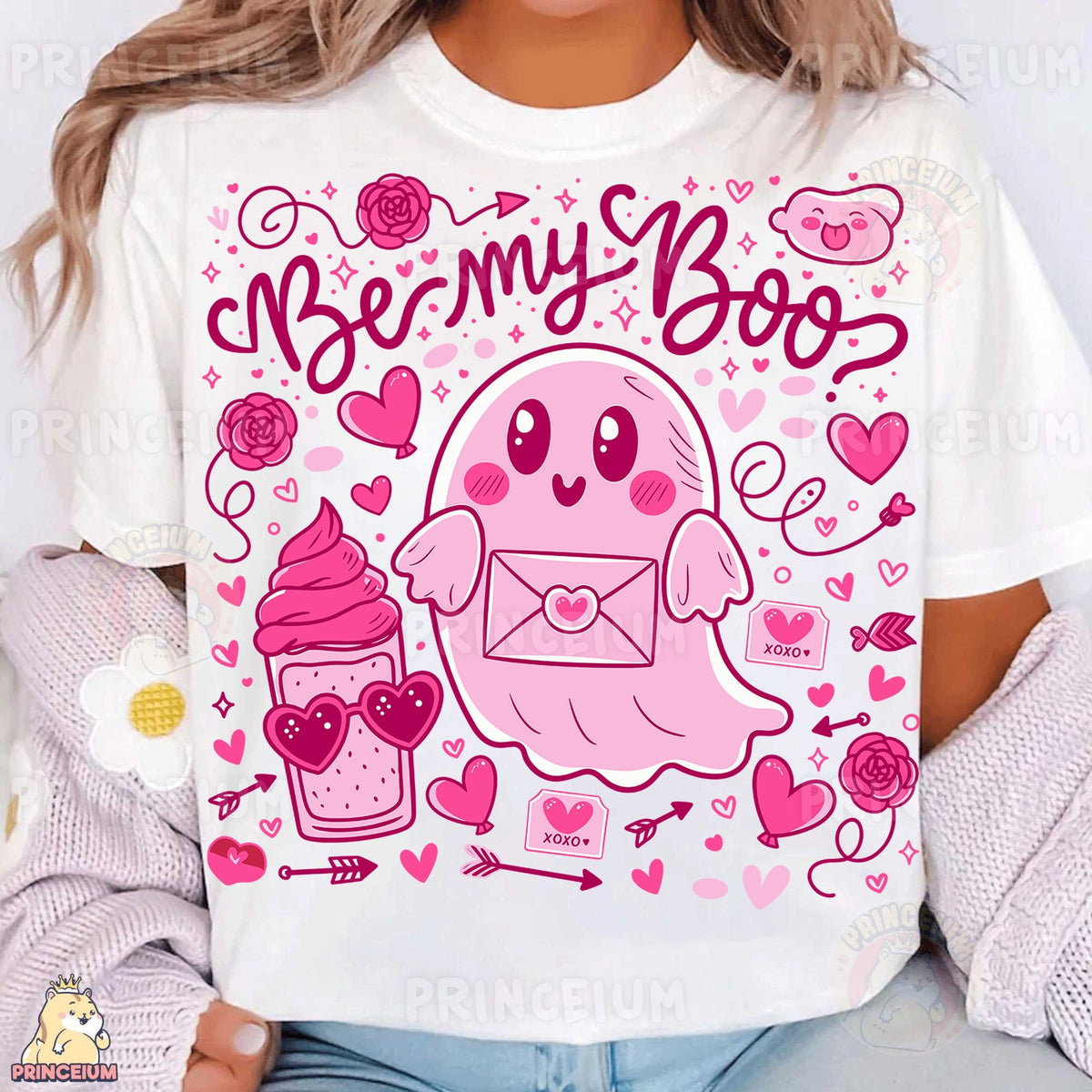 Be My Boo Ghost Valentine