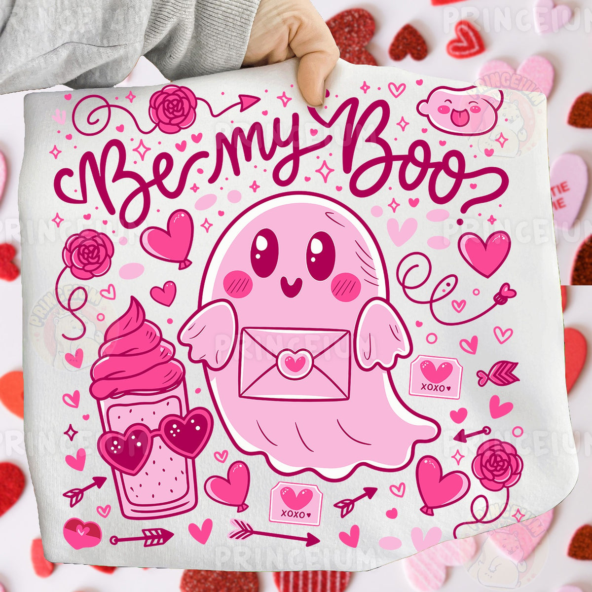 Be My Boo Ghost Valentine