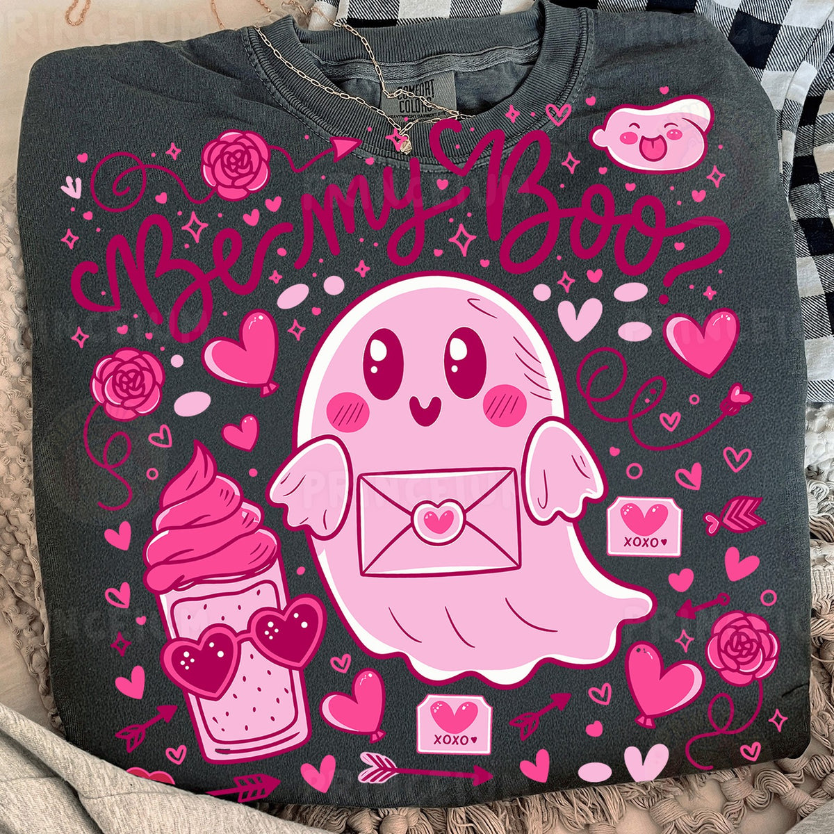 Be My Boo Ghost Valentine