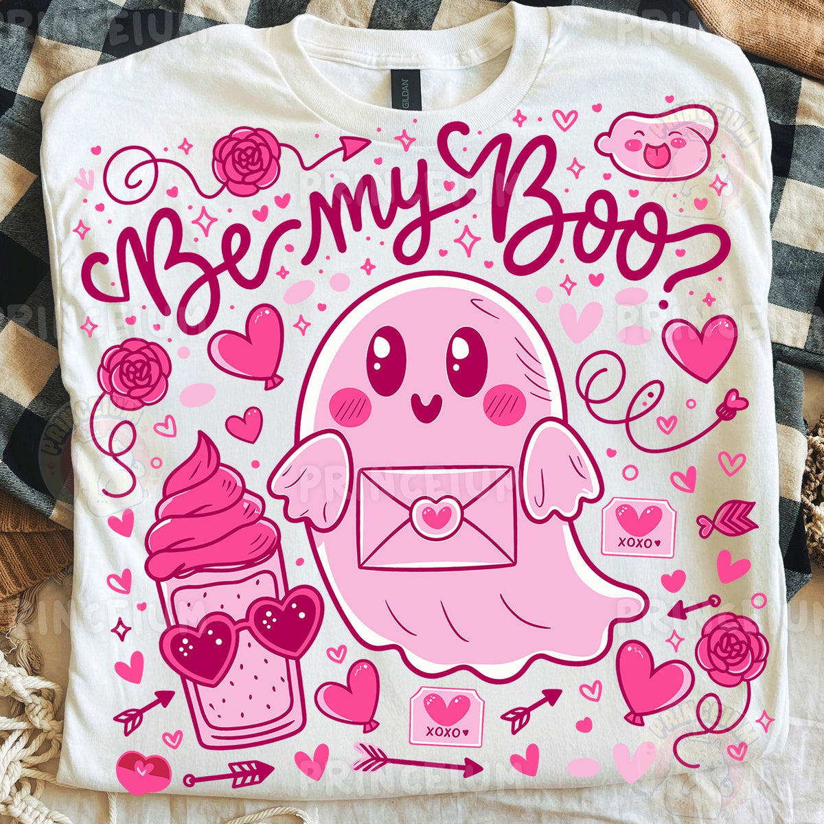Be My Boo Ghost Valentine