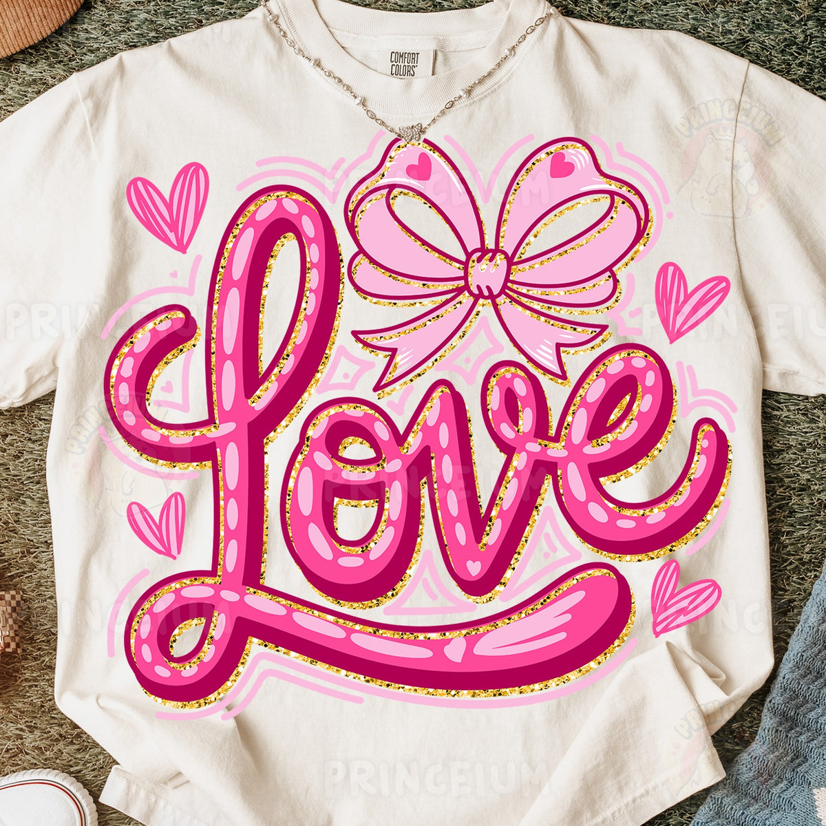 Pink Love Bow Valentine