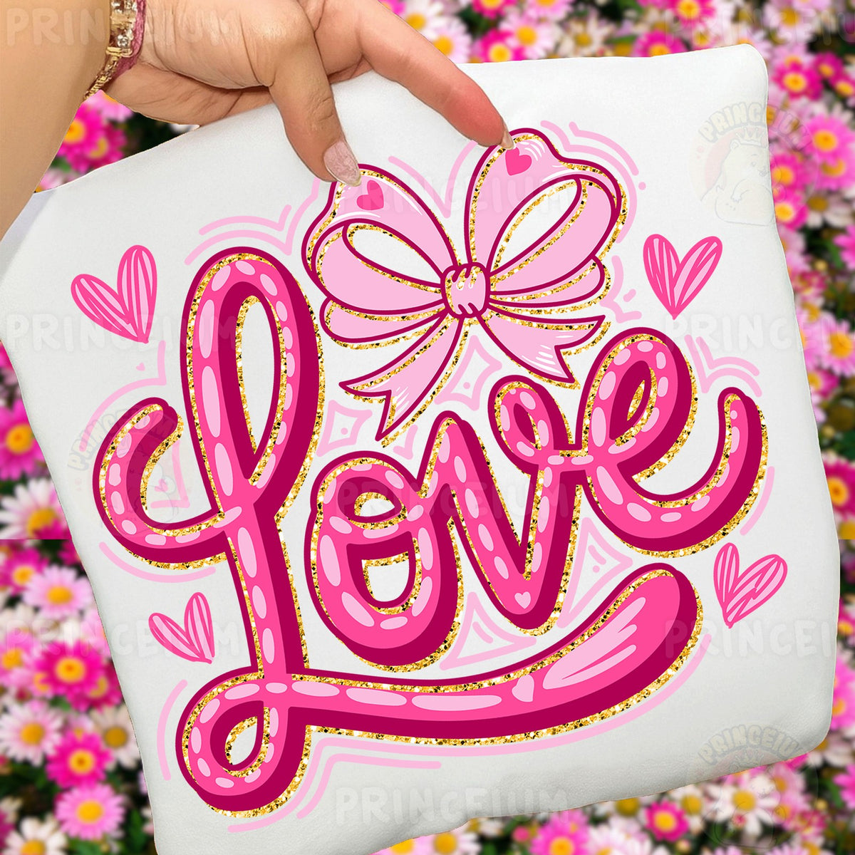 Pink Love Bow Valentine