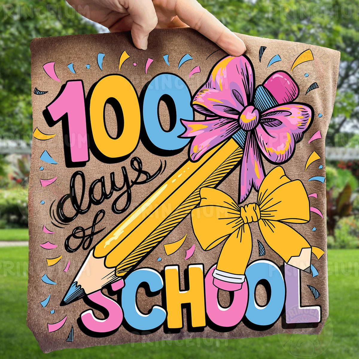 100 Days of School Pencil Bow