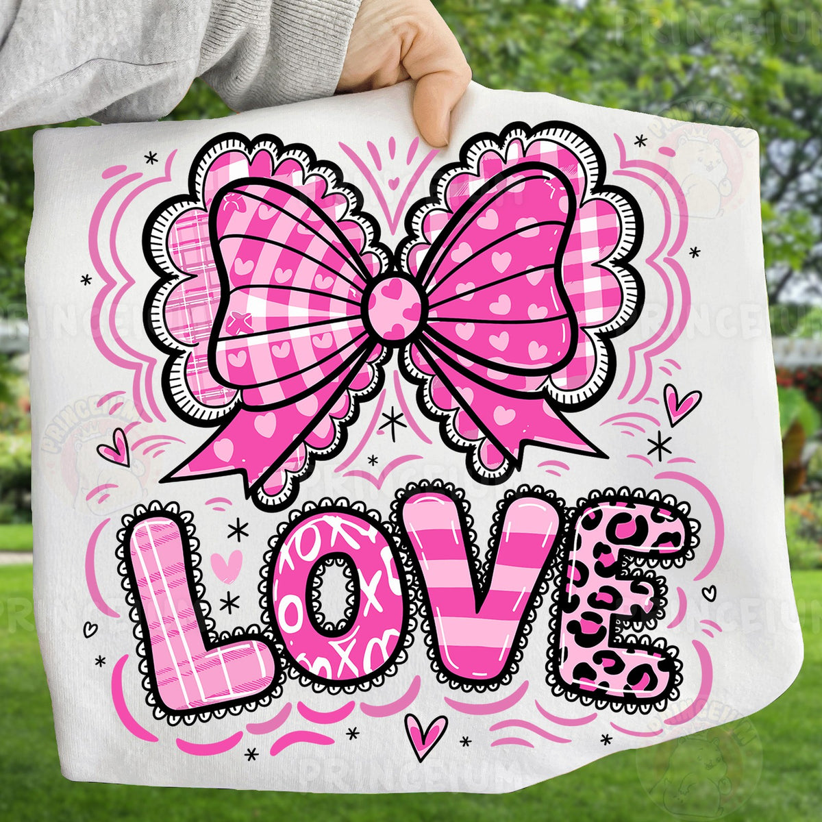 Pink Coquette Bow LOVE