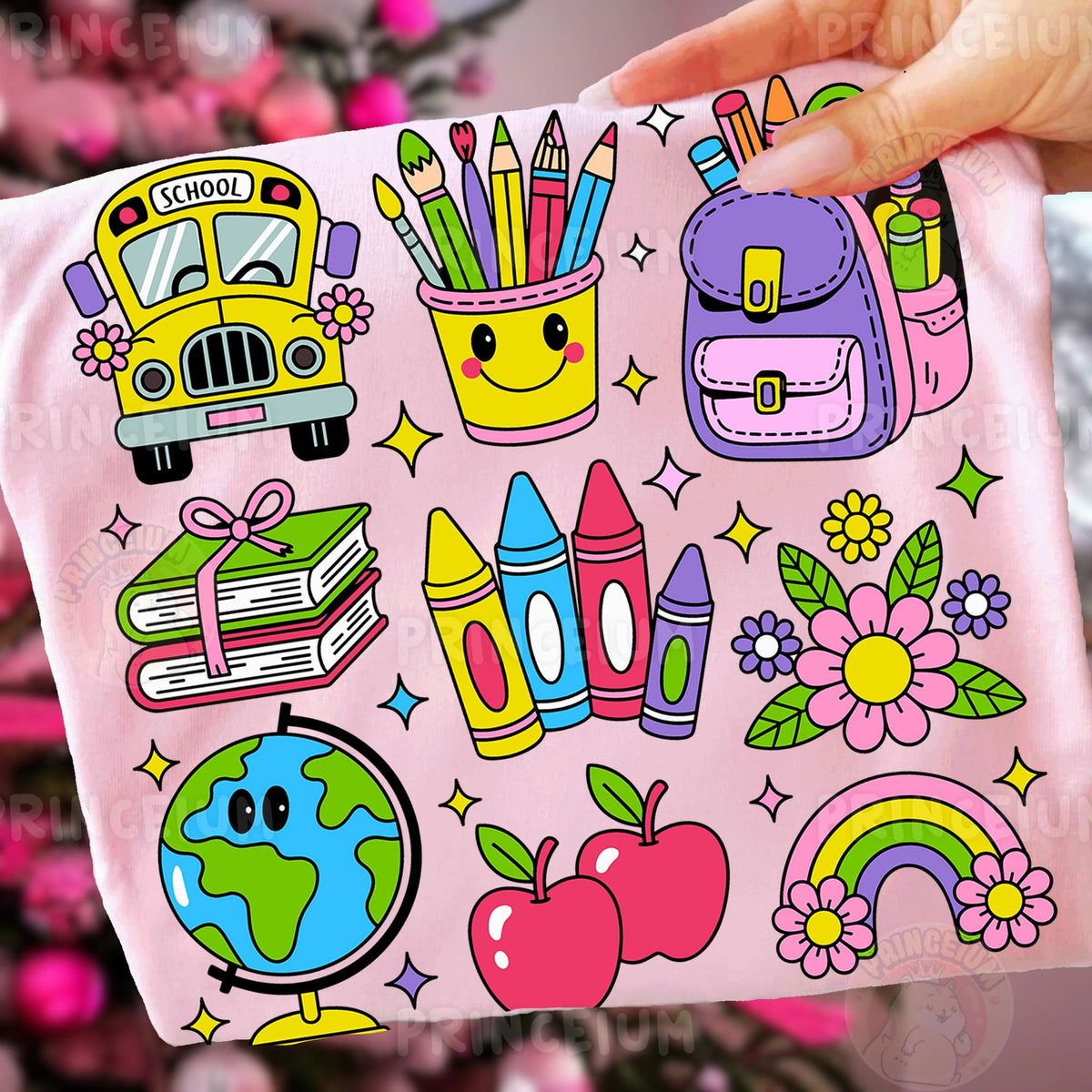 Back to School Bus & Pencil Cup