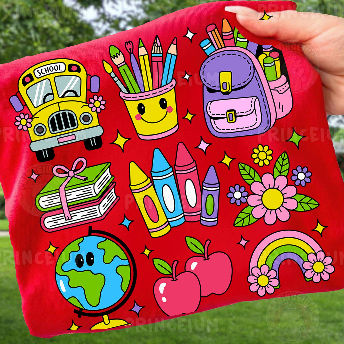 Back to School Bus & Pencil Cup