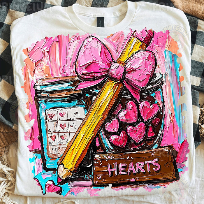 Teacher Valentine Hearts