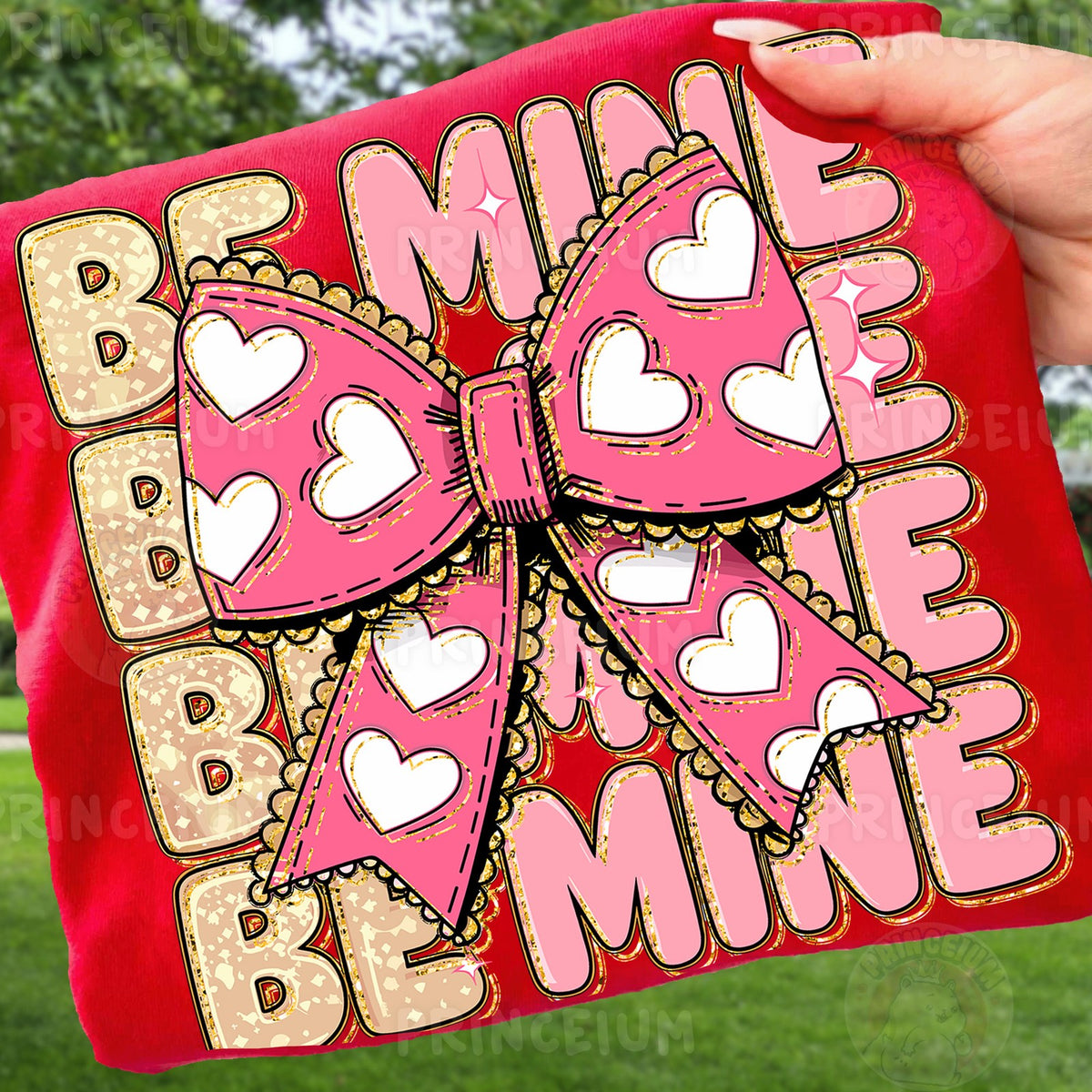 Be Mine Heart Bow