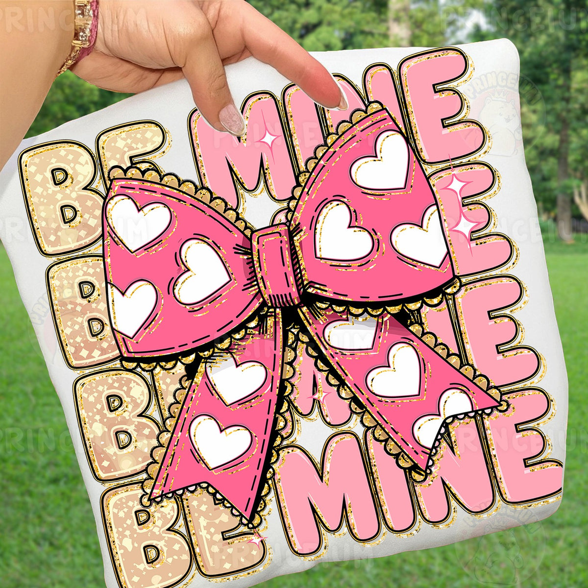 Be Mine Heart Bow