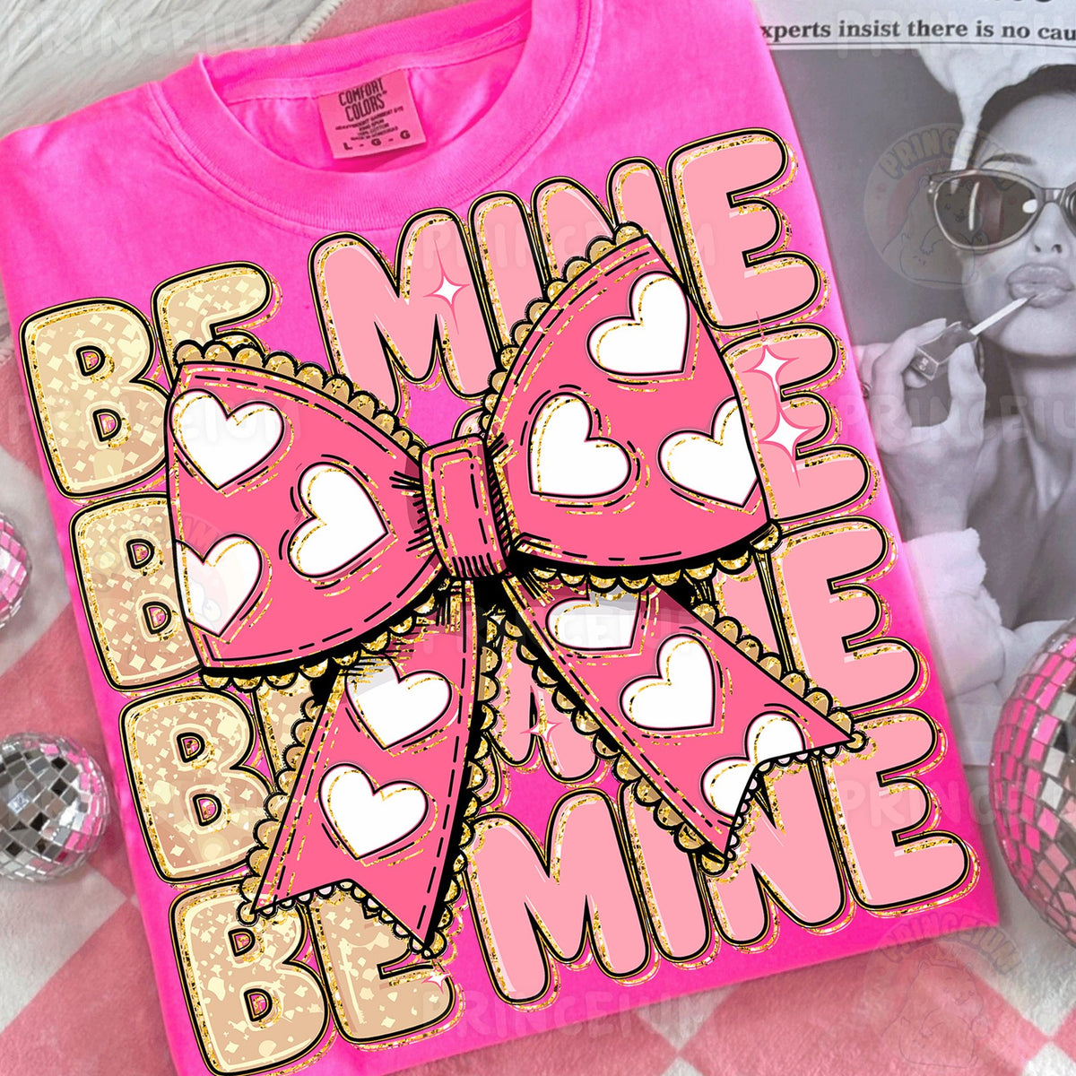 Be Mine Heart Bow