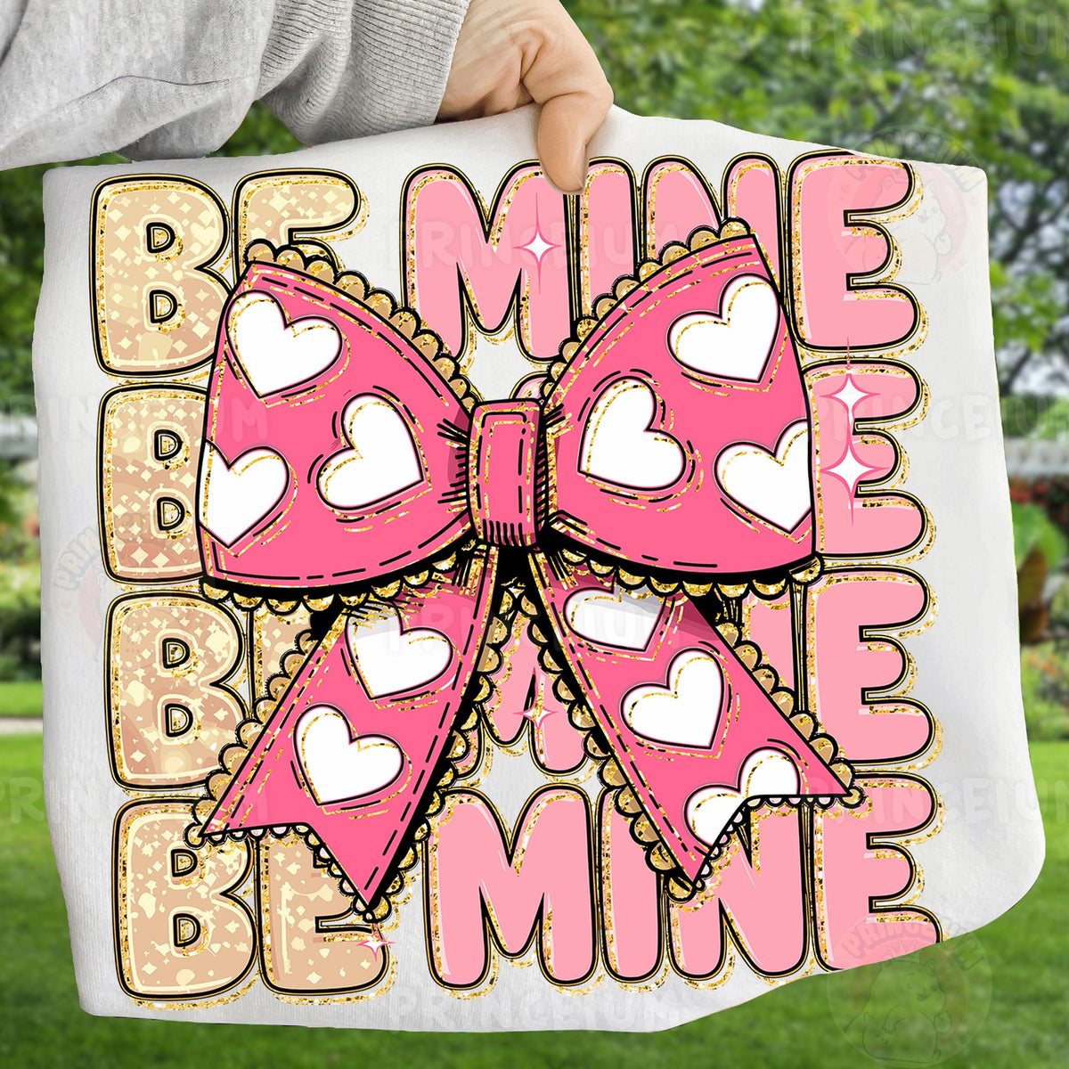 Be Mine Heart Bow