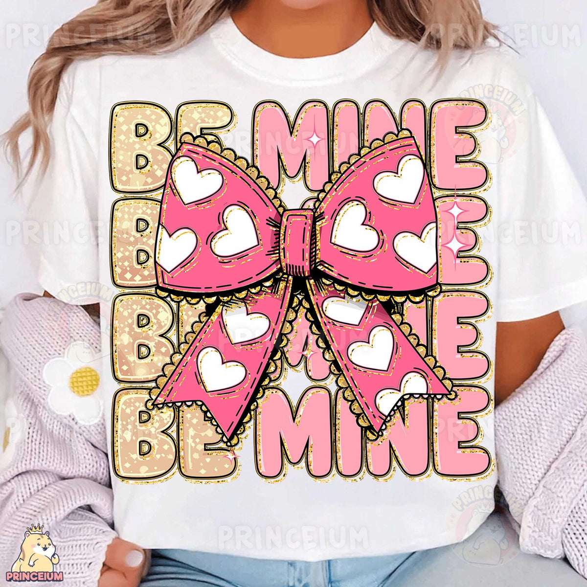 Be Mine Heart Bow