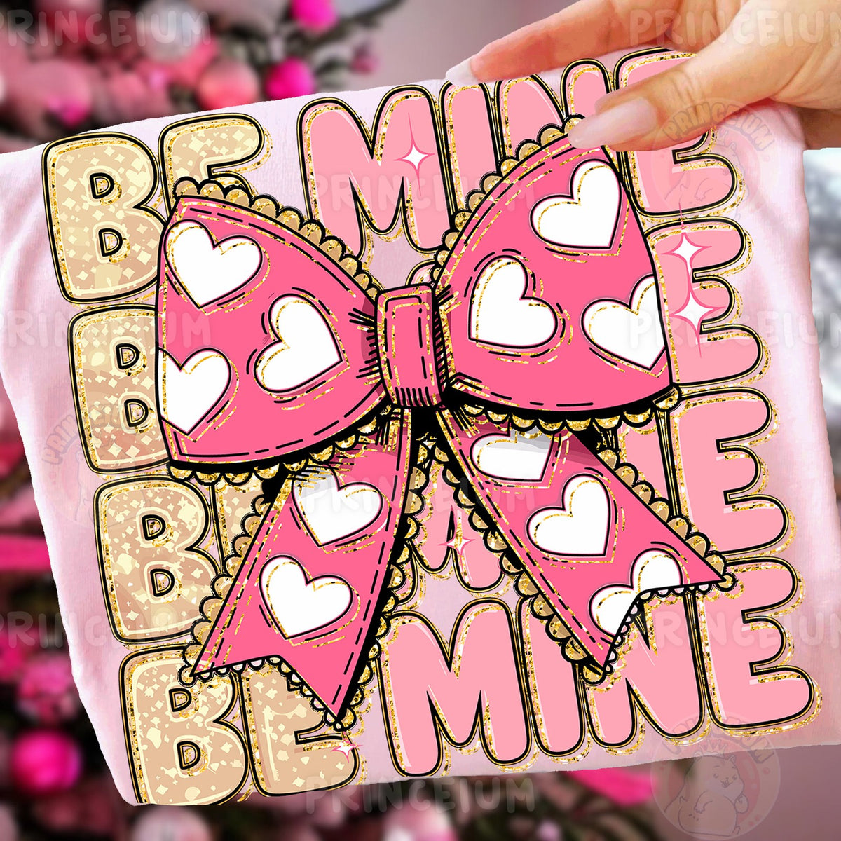 Be Mine Heart Bow