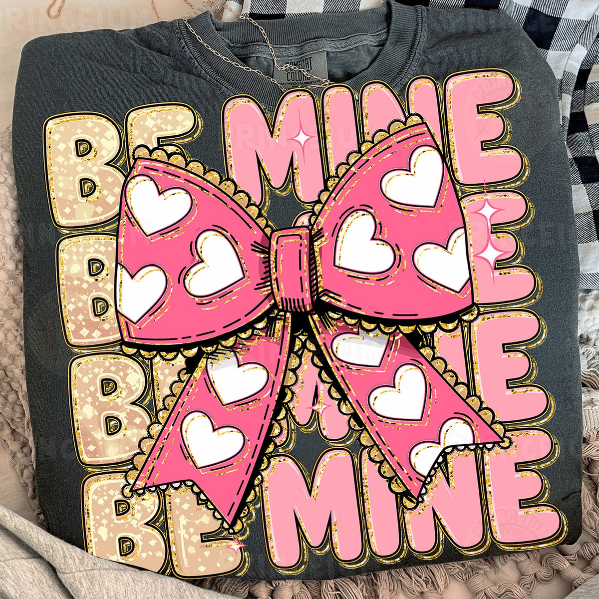 Be Mine Heart Bow