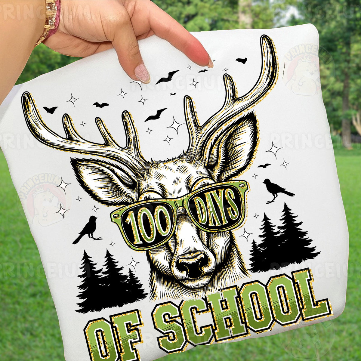 100 Days of School Deer