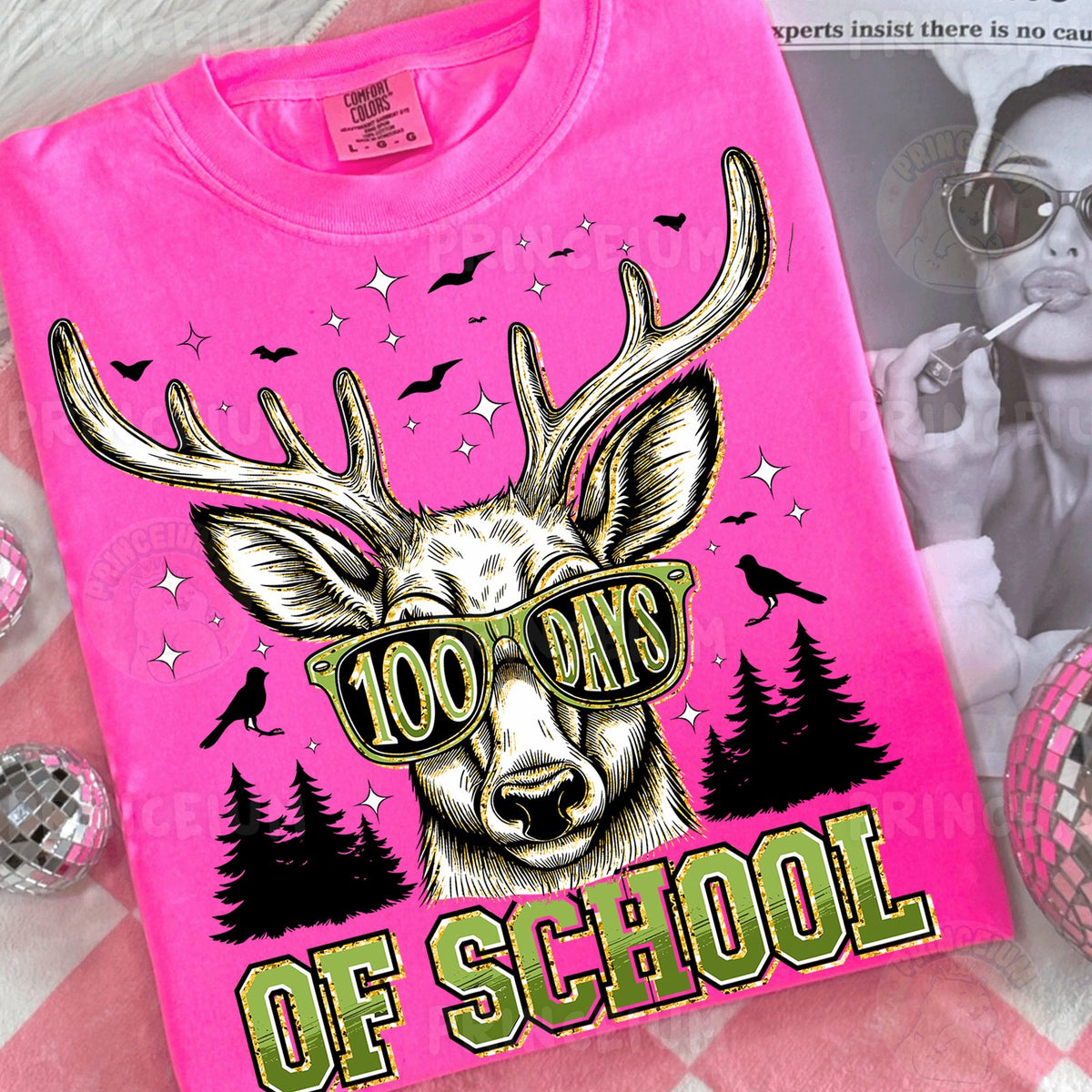 100 Days of School Deer