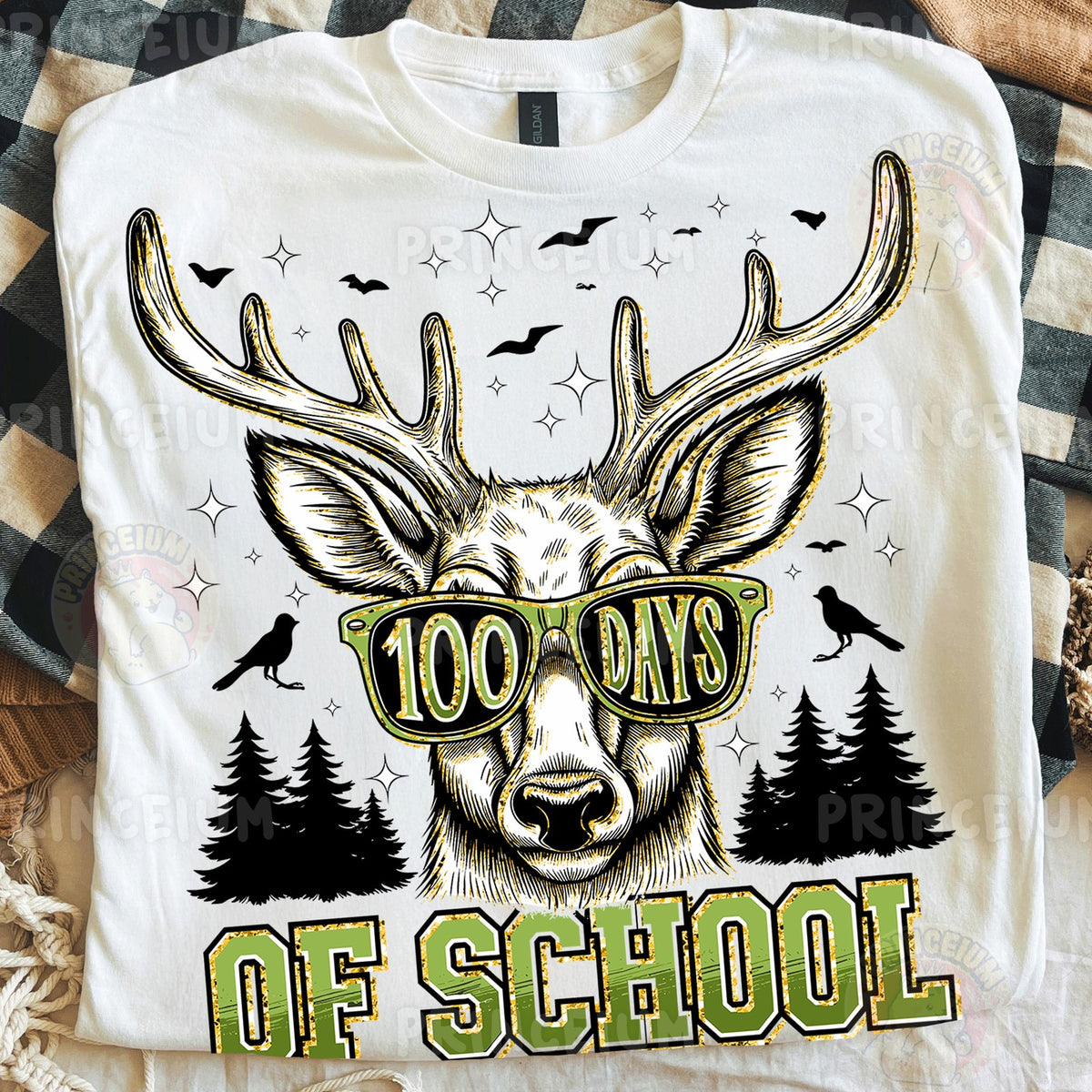 100 Days of School Deer