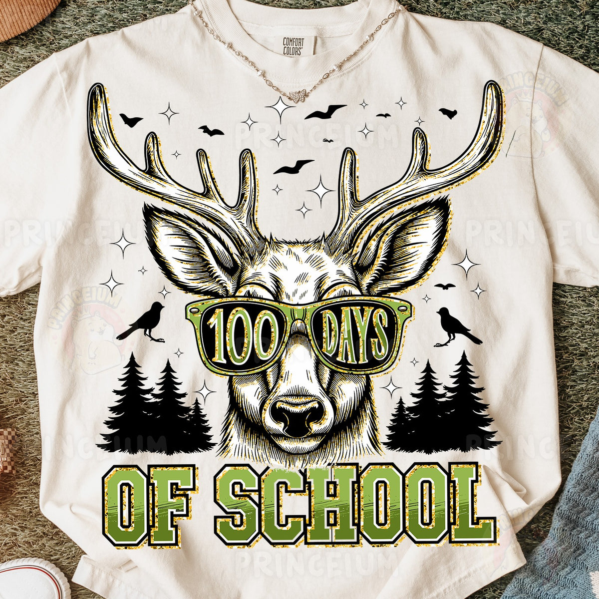 100 Days of School Deer