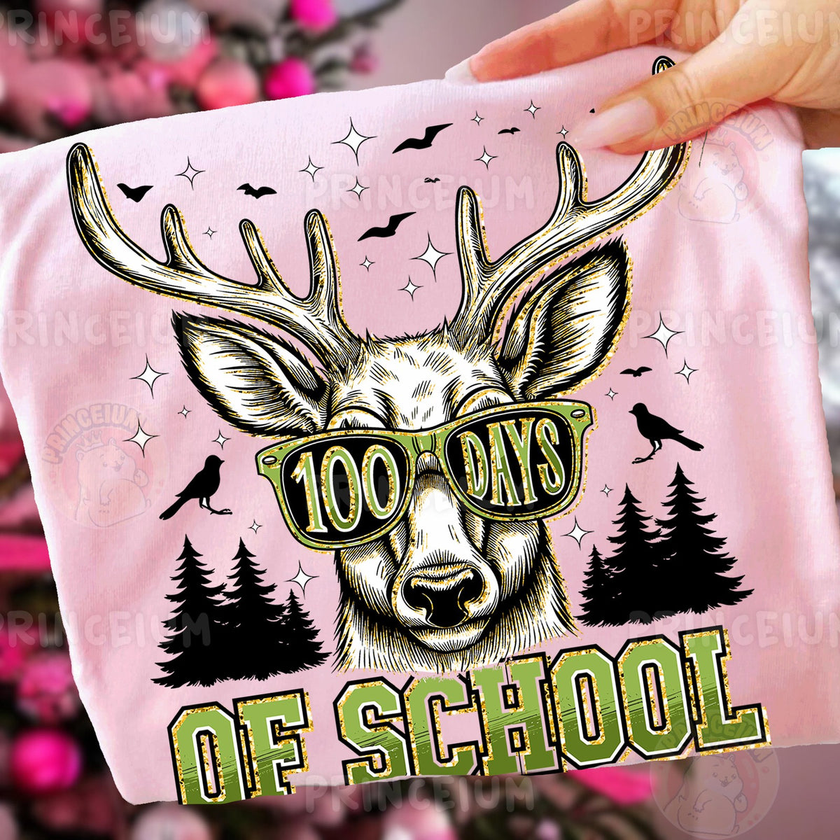 100 Days of School Deer