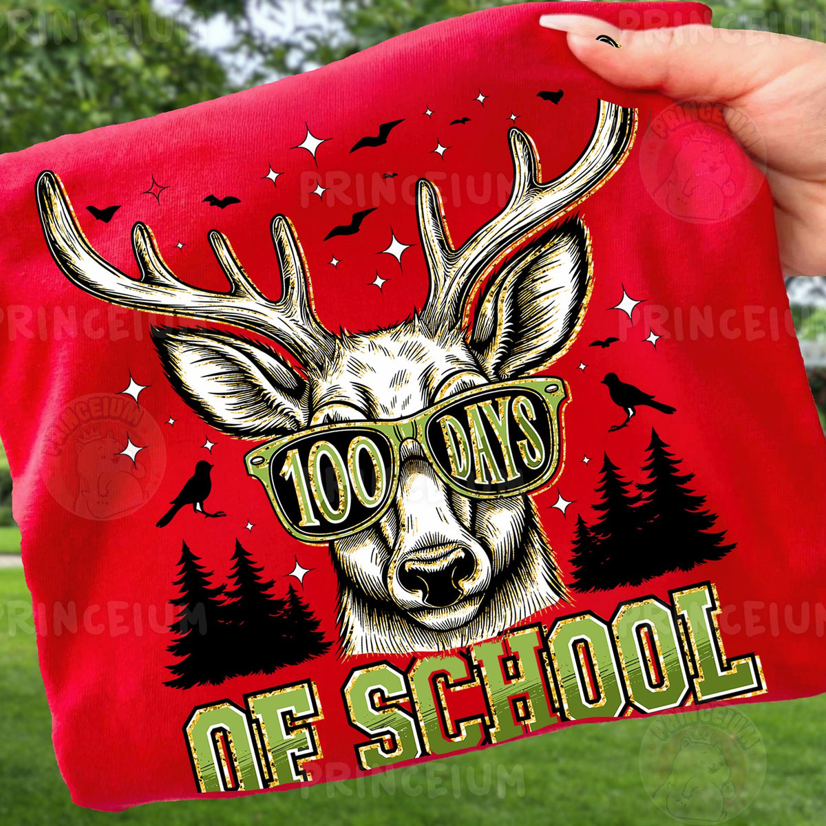100 Days of School Deer