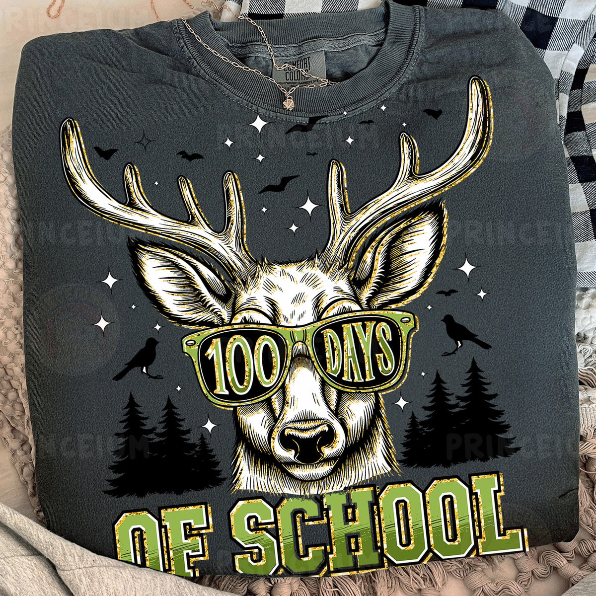 100 Days of School Deer