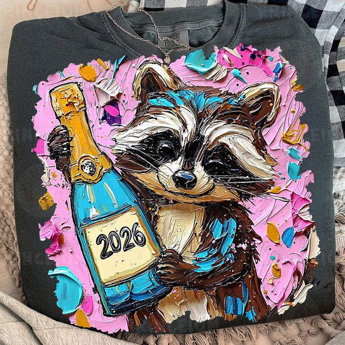 Raccoon Cheers to 2026