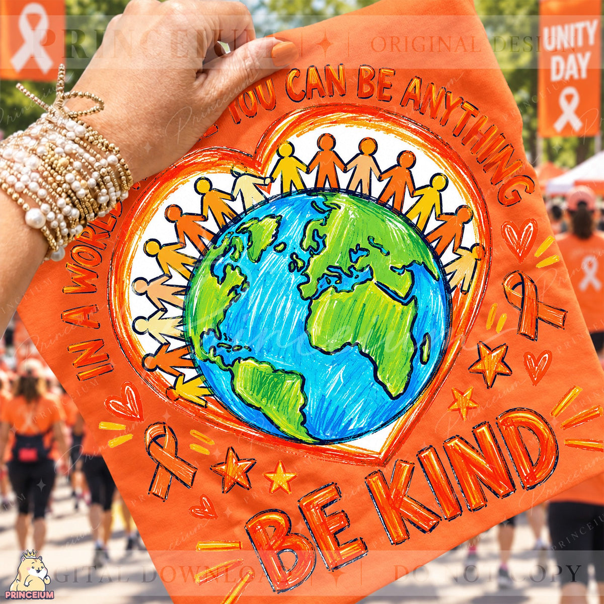 Be Kind Unity Day Globe