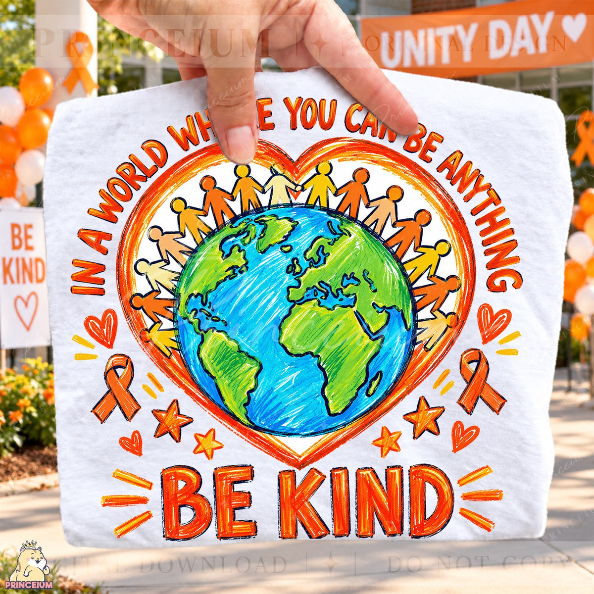 Be Kind Unity Day Globe