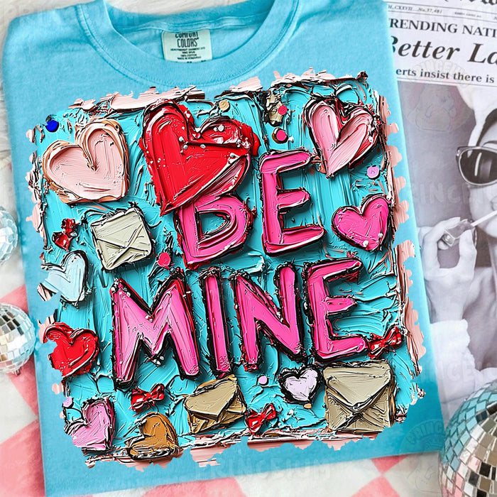Painted Be Mine Valentine