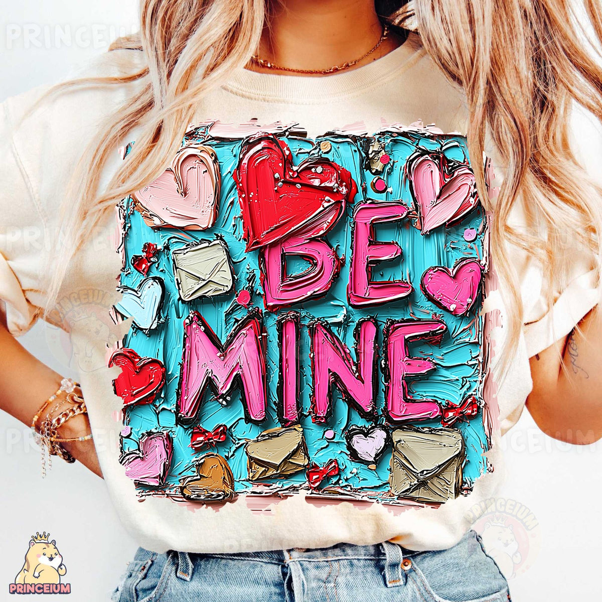 Painted Be Mine Valentine