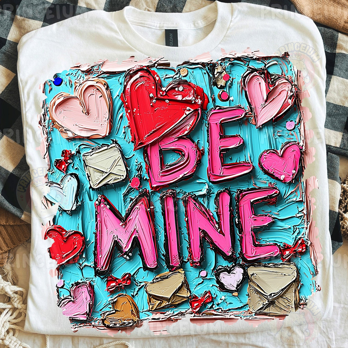 Painted Be Mine Valentine