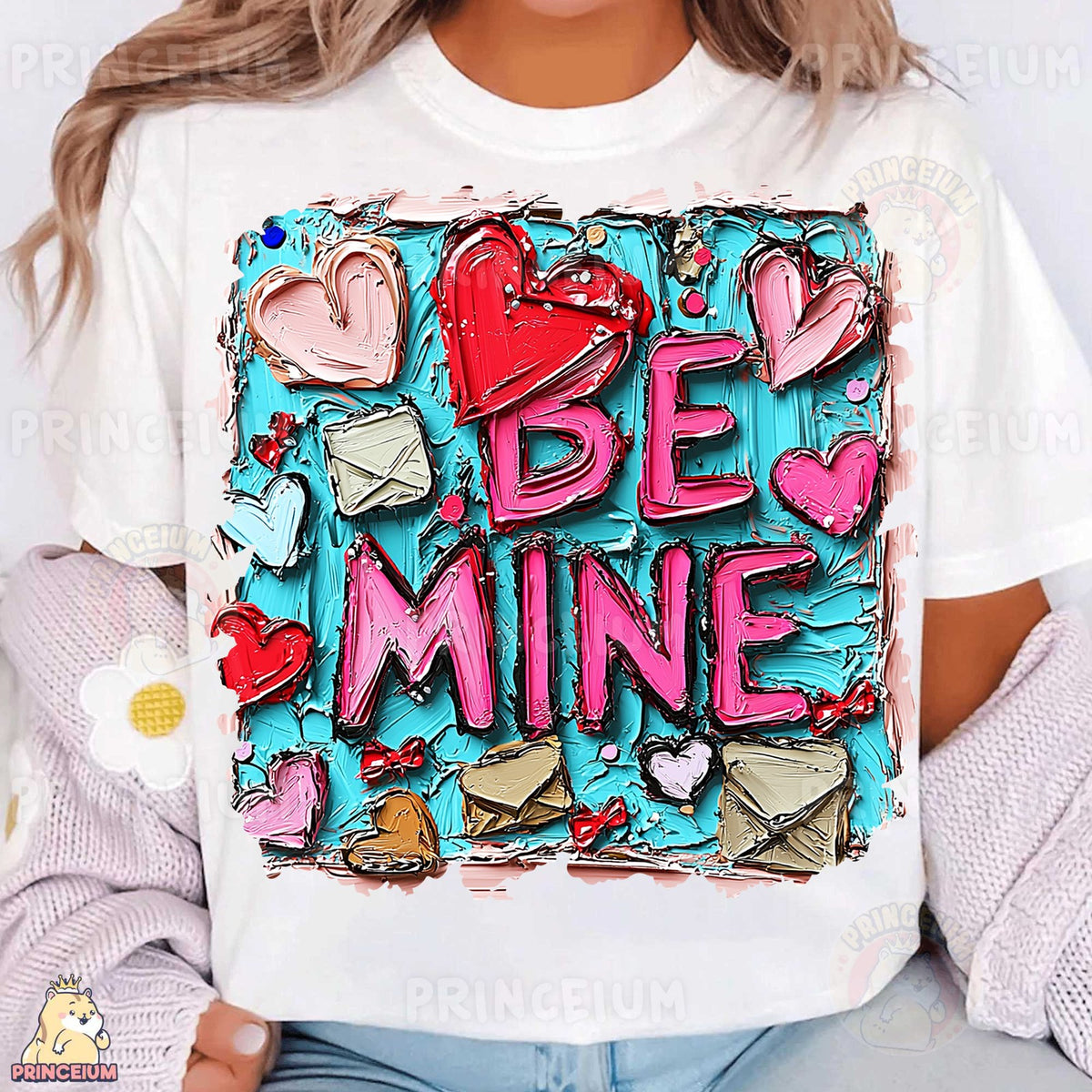 Painted Be Mine Valentine