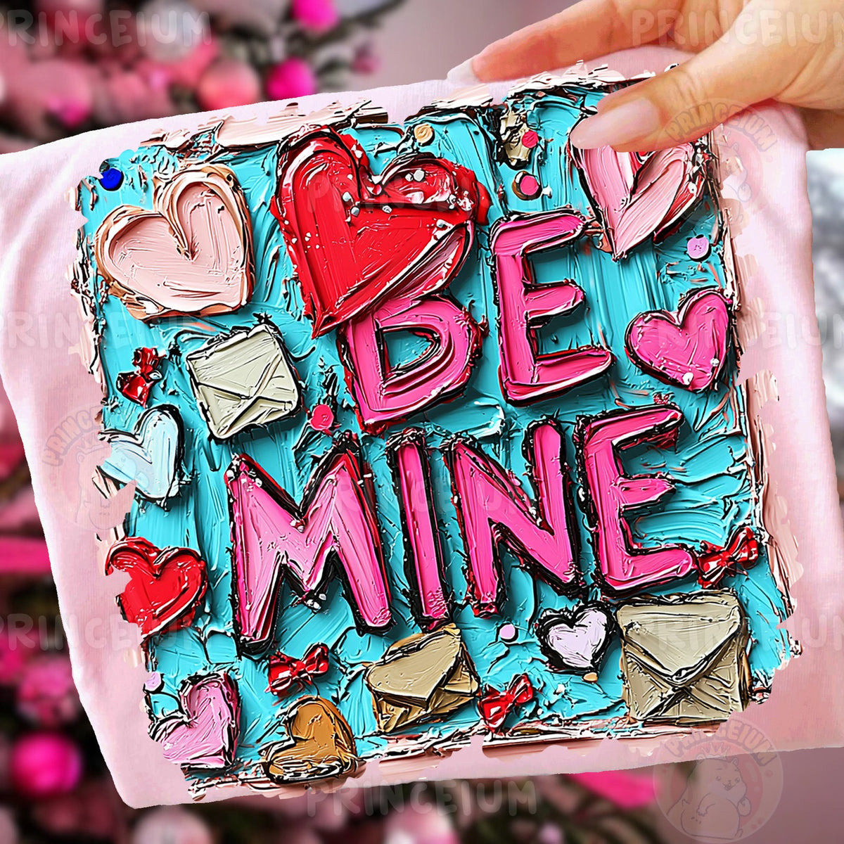 Painted Be Mine Valentine
