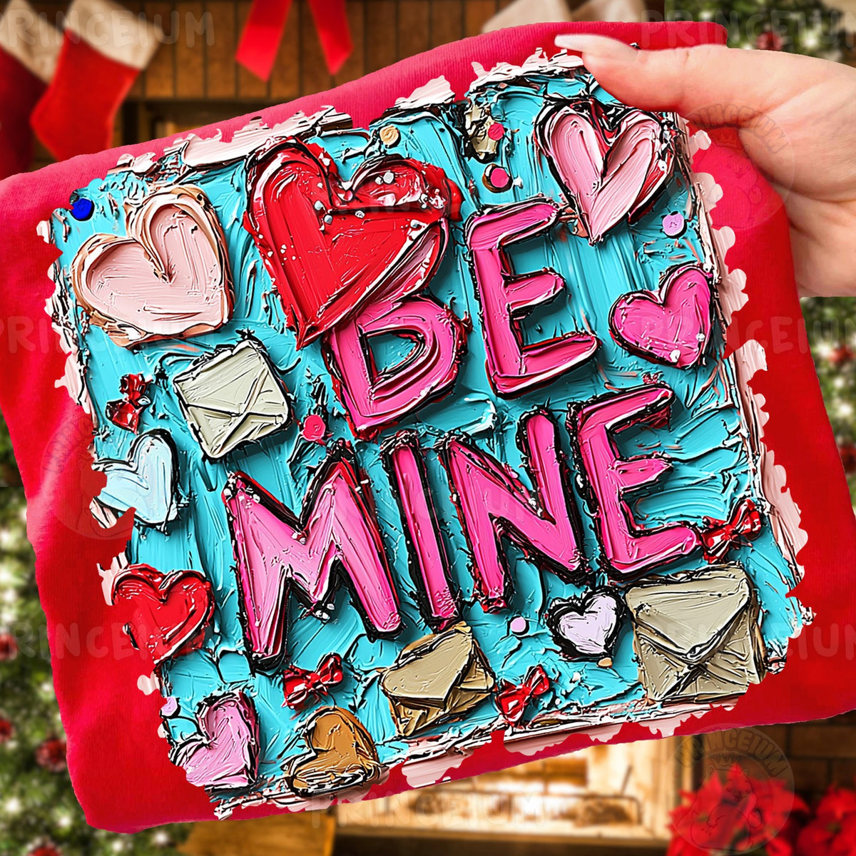 Painted Be Mine Valentine