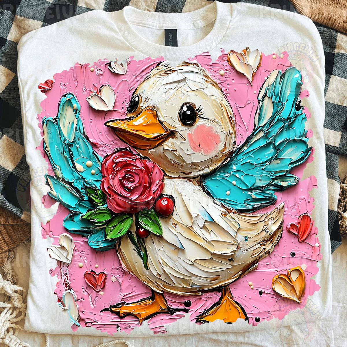 Painted Rose Duck